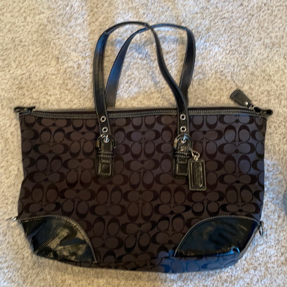 Coach tote bag black